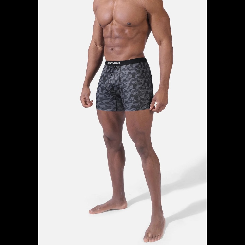 Jed North Workout Boxer Briefs Black Camo Small NEW